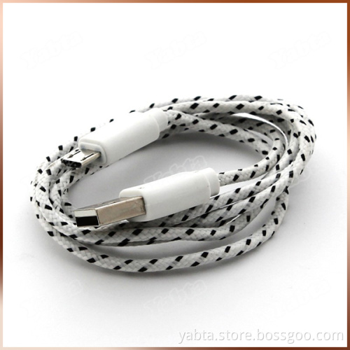 Nylon Braided Compatible With IOS 8 High Quality For Iphone 5 USB Cable